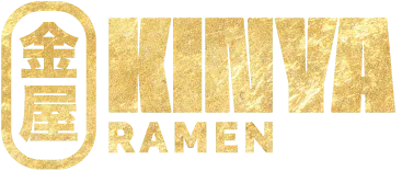 Golden KINYA Ramen logo at Kinya, a Japanese Restaurant in Gainesville